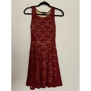 Maroon dress